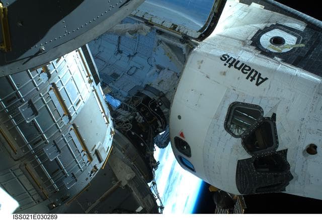 NASA image: View of Atlantis taken during EVA1