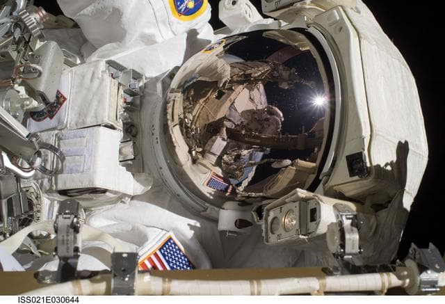 NASA image: View of STS-129 MS3 Foreman during EVA2