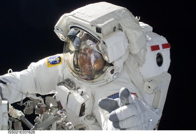 NASA image: View of STS-129 MS2 Bresnik during EVA3
