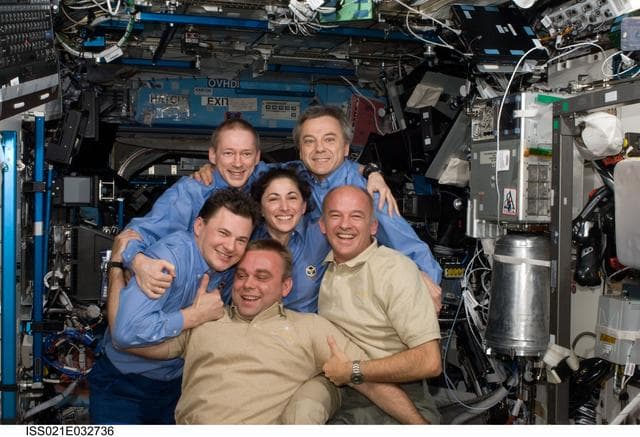 NASA image: Expedition 21 Crew Portrait in the US Lab