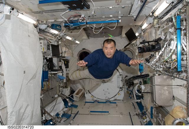 NASA image: Noguchi in the JPM during Expedition 22