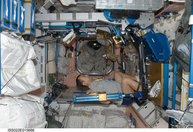 NASA image: Noguchi in the Node 1 during Expedition 22