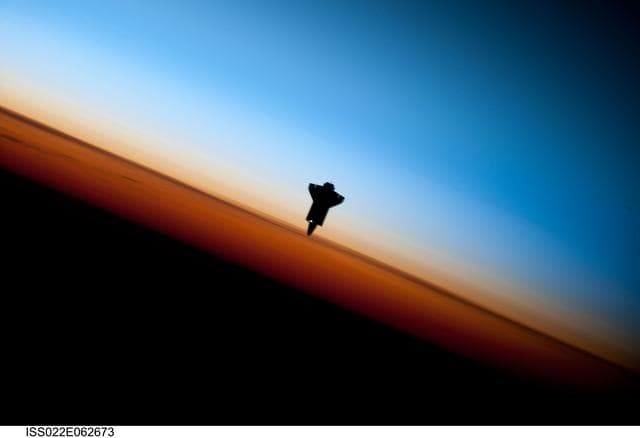 NASA image: Space Shuttle Endeavour Arrival to the ISS during Expedition 22