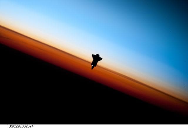 NASA image: Space Shuttle Endeavour Arrival to the ISS during Expedition 22