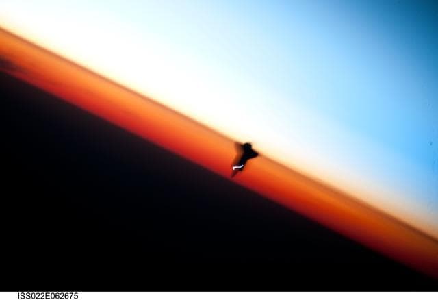 NASA image: Space Shuttle Endeavour Arrival to the ISS during Expedition 22