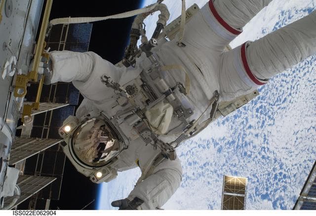 NASA image: EVA 1 during Expedition 22