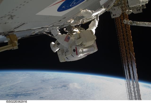 NASA image: EVA 1 during Expedition 22