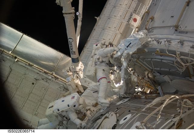 NASA image: Behnken and Patrick during EVA-2