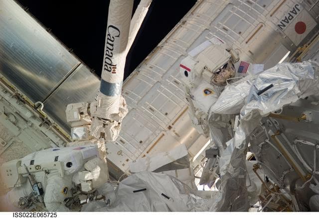 NASA image: Behnken and Patrick during EVA-2
