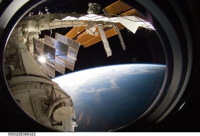 NASA image: S Truss Integrated Segments during Joint Operations