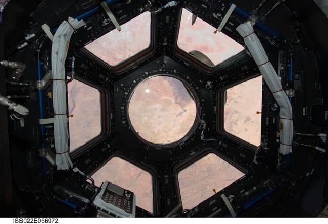 NASA image: Seven-Windowed Cupola during Expedition 22