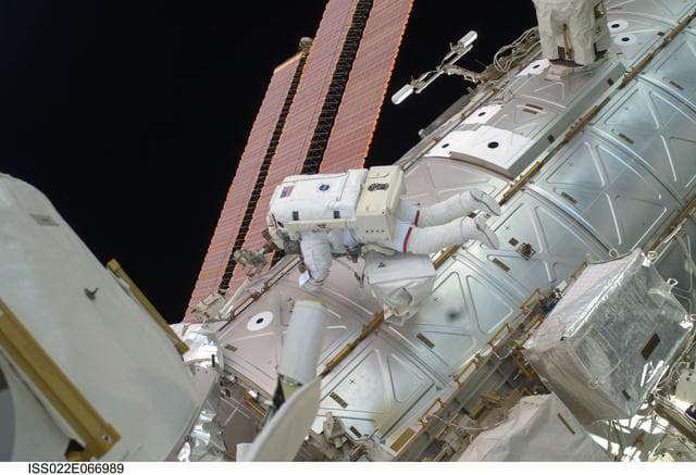 NASA image: Behnken during EVA-3