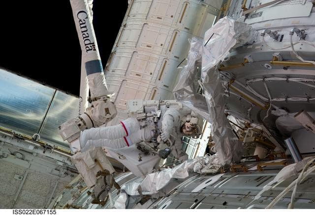 NASA image: Behnken during EVA-3