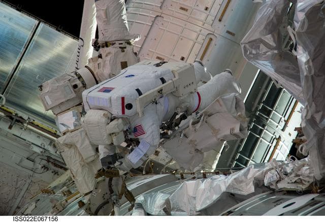 NASA image: Behnken during EVA-3