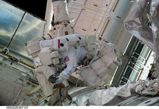 NASA image: Behnken during EVA-3