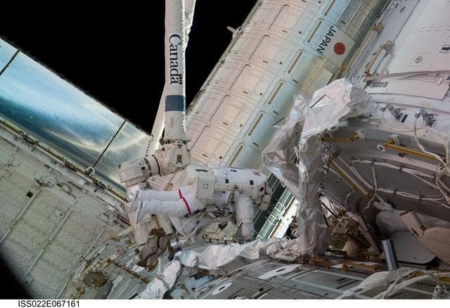 NASA image: Behnken during EVA-3