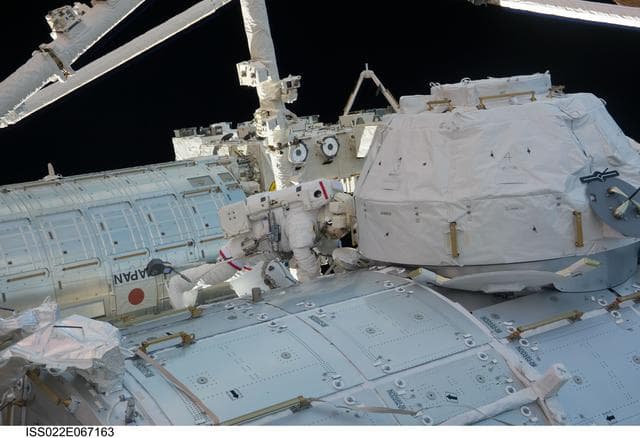 NASA image: Behnken during EVA-3