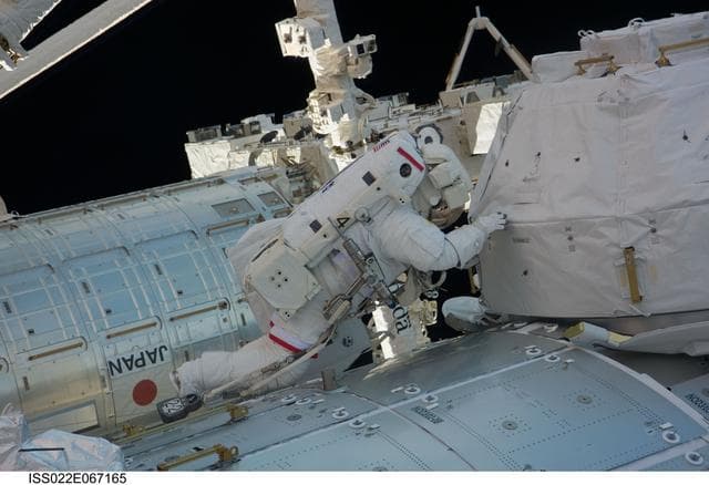 NASA image: Behnken during EVA-3