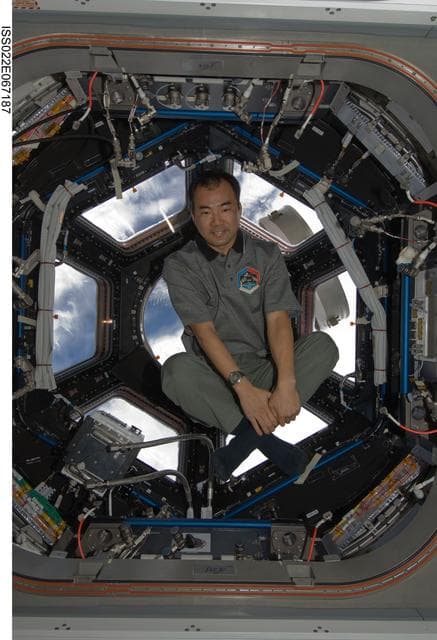 NASA image: Nuguchi in the Cupola Module during Joint Operations