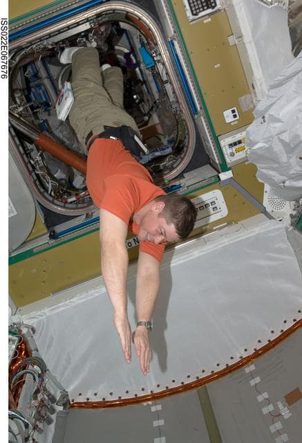 NASA image: Behnken in the Node 3 during Joint Operations
