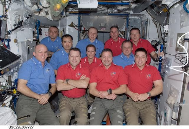 NASA image: Portrait view of Expedition 22 / STS-130 Crewmembers