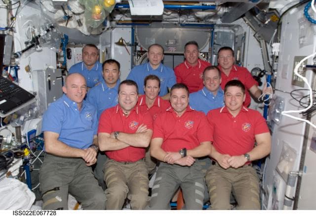 NASA image: Portrait view of Expedition 22 / STS-130 Crewmembers