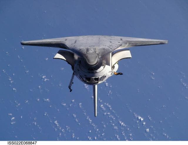 NASA image: STS-130 Space Shuttle Endeavour after departure from the ISS