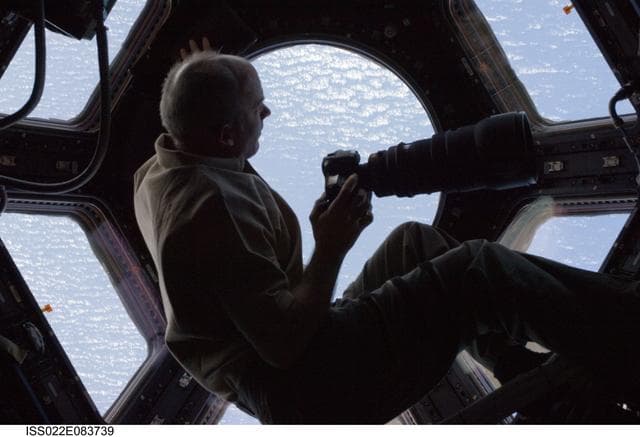 NASA image: Williams in the Cupola module during Expedition 22