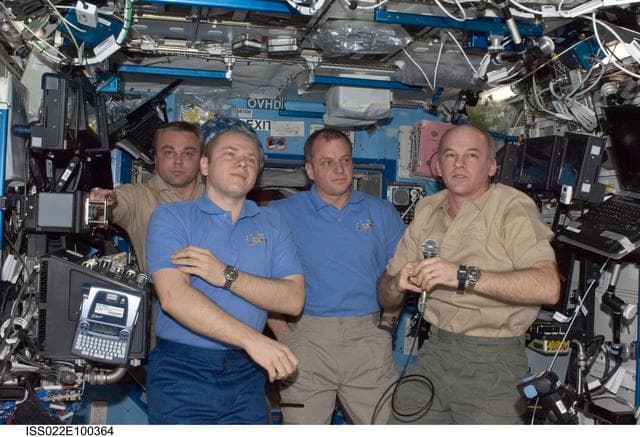 NASA image: Expedition 22 Change of Command in the U.S. Laboratory