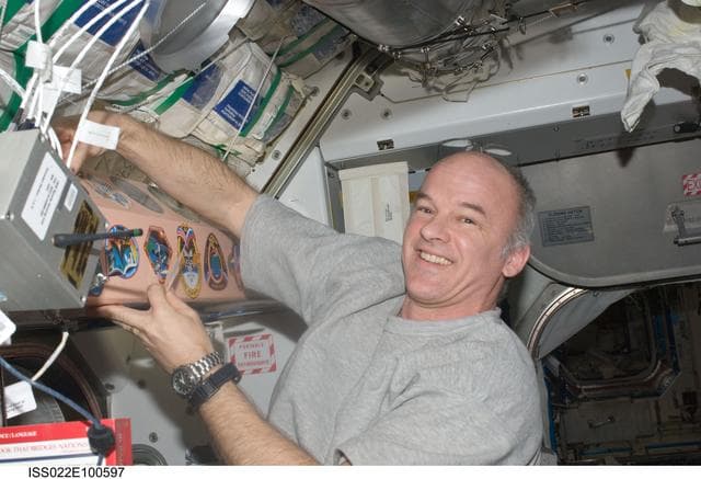 NASA image: Williams in the Node 1 during Expedition 22