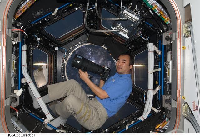 NASA image: Noguchi in the Cupola