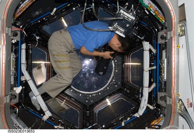 NASA image: Noguchi in the Cupola