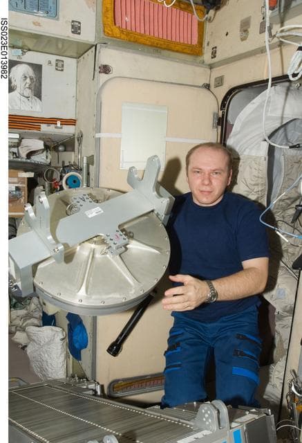NASA image: Kotov Performs TVIS Inflight Maintenance