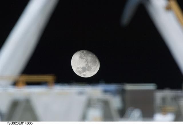 NASA image: Lunar Observations taken by the Expedition 23 Crew