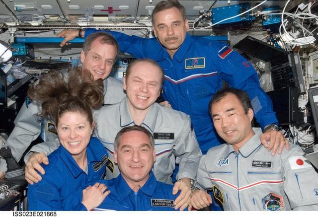 NASA image: Expedition 23 Crewmembers Inflight Portrait