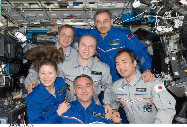 NASA image: Expedition 23 Crewmembers Inflight Portrait