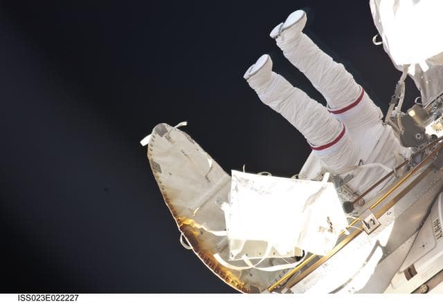 NASA image: Mastracchio during EVA 3