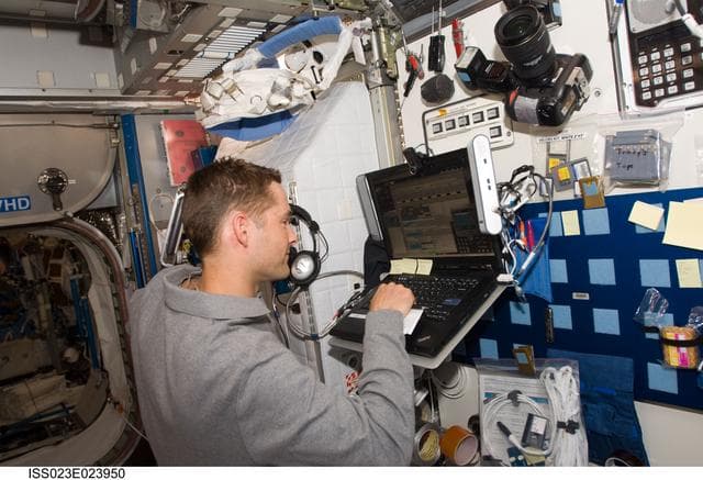 NASA image: Dutton in Node 2