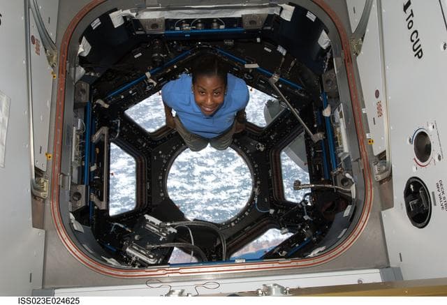 NASA image: Wilson in the Cupola