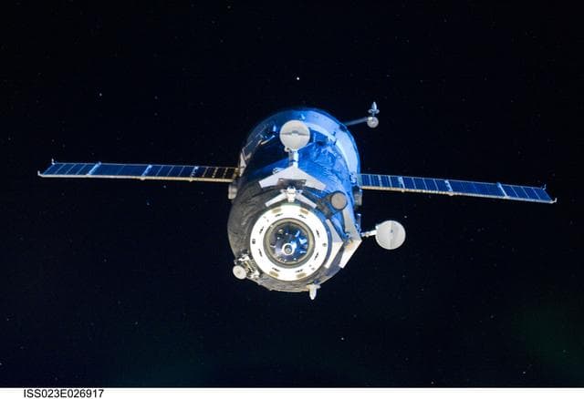 NASA image: Progress 35P Spacecraft after undocking from DC1