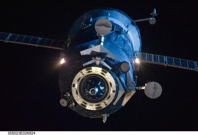 NASA image: Progress 35P Spacecraft after undocking from DC1
