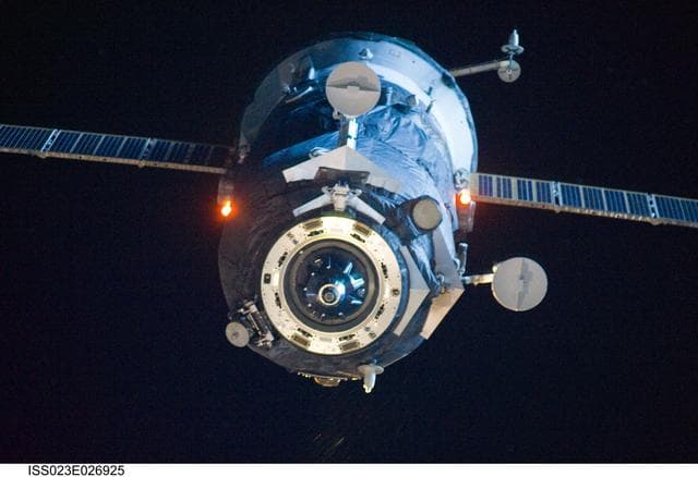 NASA image: Progress 35P Spacecraft after undocking from DC1