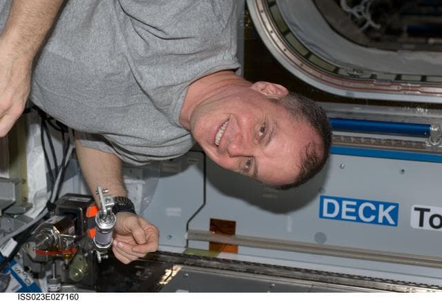 NASA image: Creamer during T2 Relocation OPS