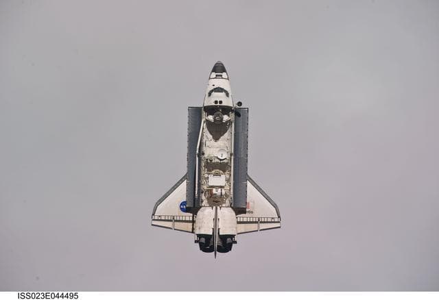 NASA image: Atlantis on Approach to ISS during the STS-132 Mission