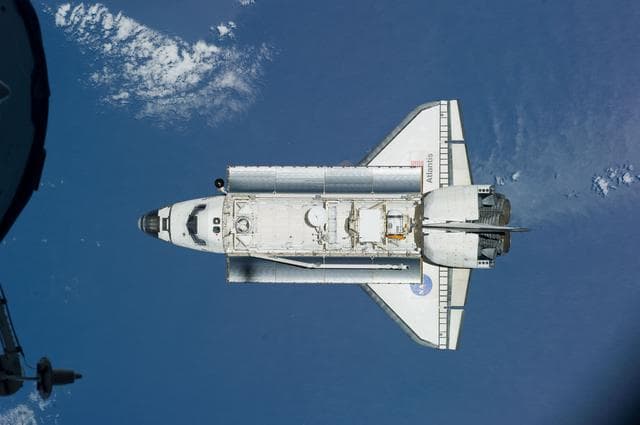 NASA image: Atlantis and Payload on Approach to ISS during the STS-132 Mission