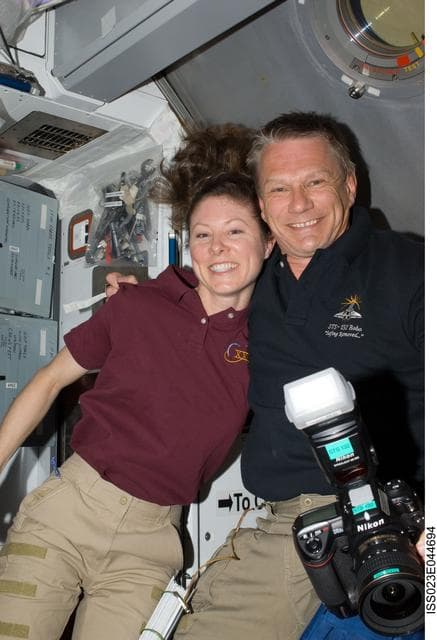 NASA image: Expedition 23 Crew welcomes STS-132 Crew