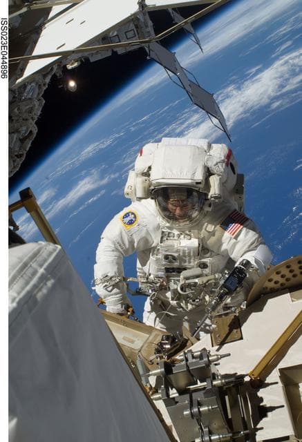 NASA image: Bowen during EVA 1