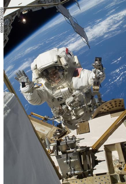 NASA image: Bowen during EVA 1