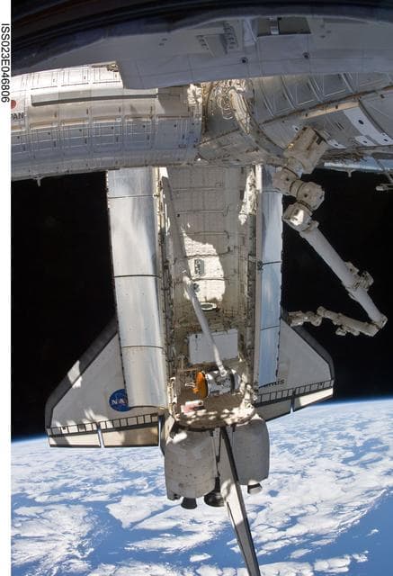 NASA image: MRM1 in Atlantis Payload Bay
