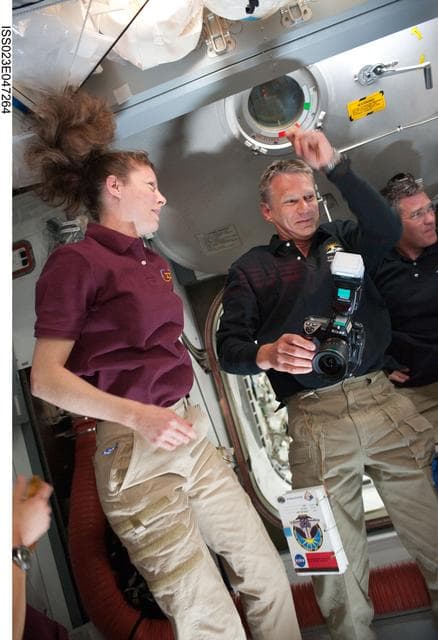 NASA image: Expedition 23 Crew welcomes STS-132 Crew